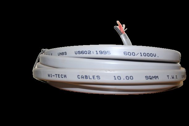 Twin with Earth cables – Hi-Tech branded, UNBS certified Uganda